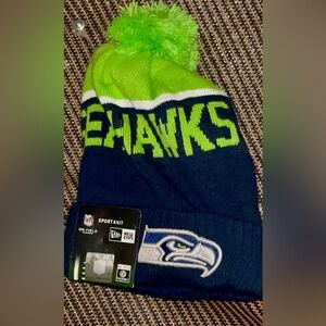 New Era NFL Sport Knit beanie for the Seattle Seahawks